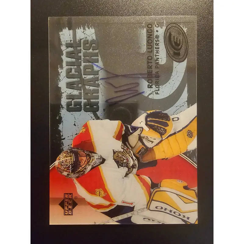2005-06 Upper Deck Ice - Glacial Graphs - Robert Luongo #GG-RL