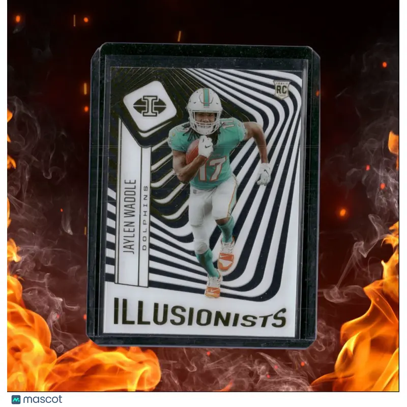 2021 Panini Illusions Jaylen Waddle Illusionists Orange Rookie #ILL-20