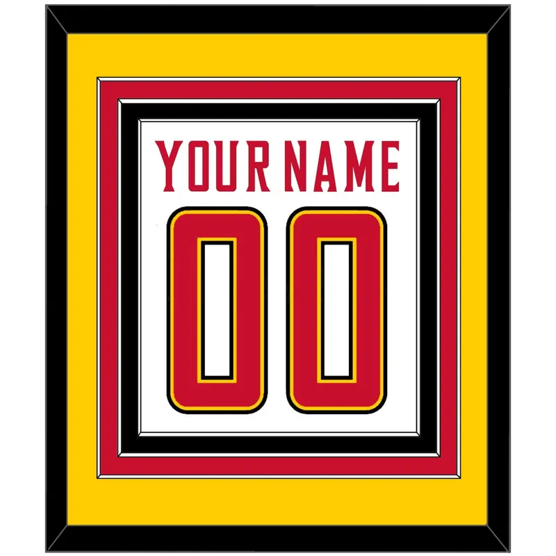 Maryland Basketball Name & Number - Home White (2013-2015) - Triple Mat 4