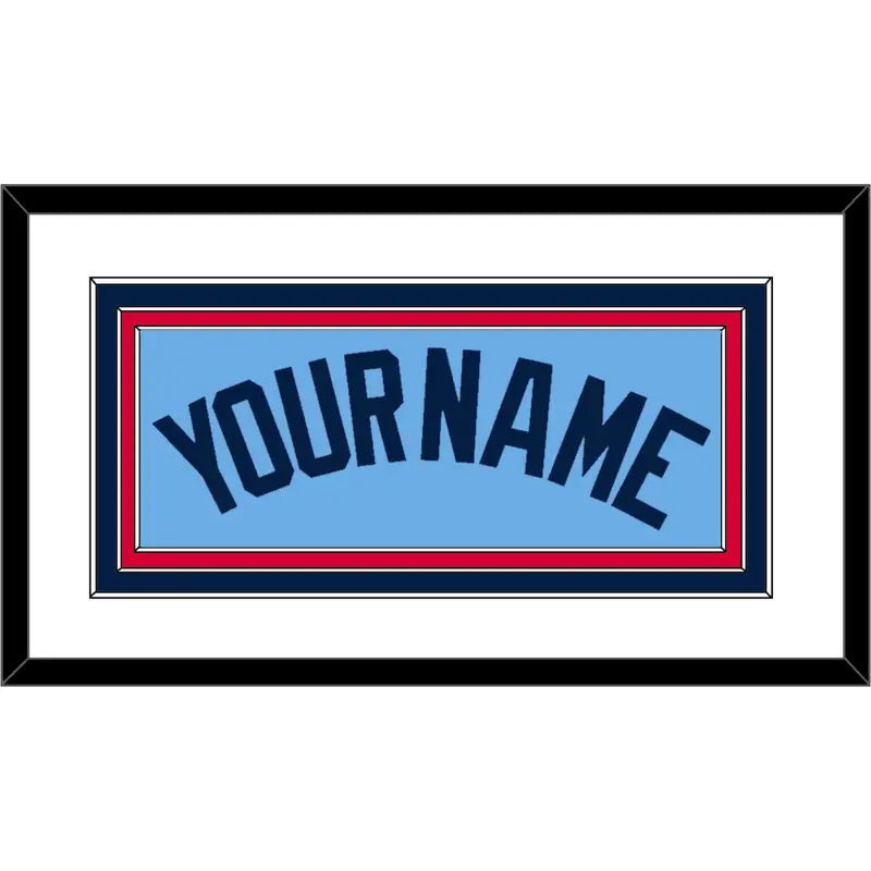 Toronto Name - Alternate Light Blue - Triple Mat 1
