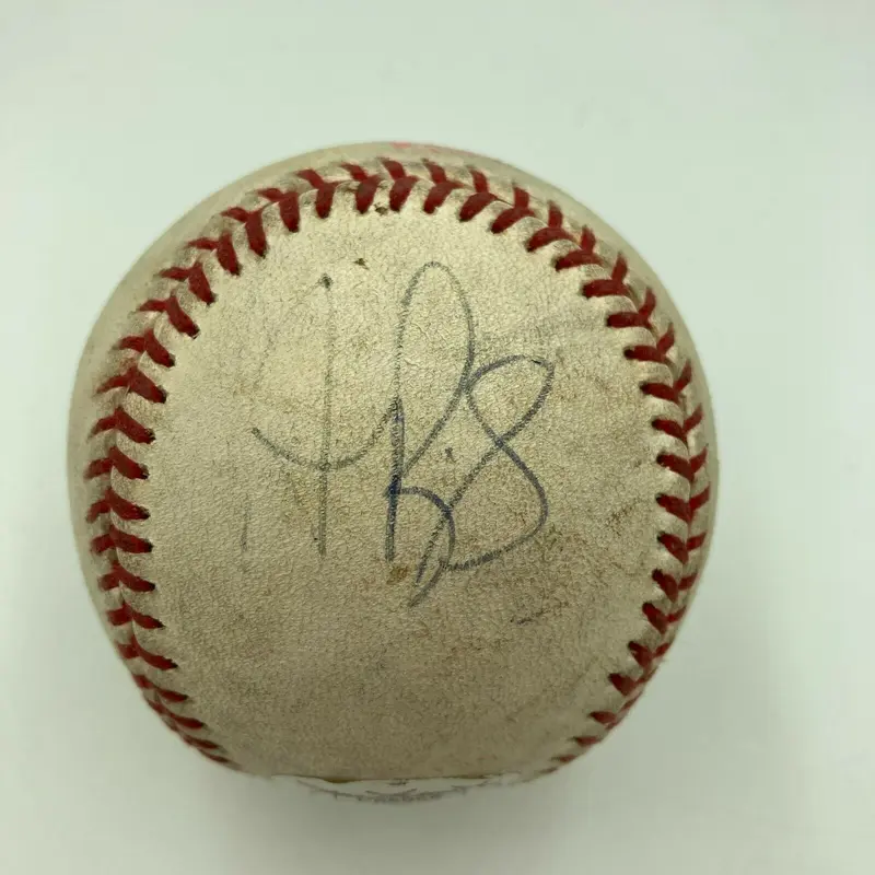 Albert Pujols Signed Game Used Major League Baseball With JSA Sticker