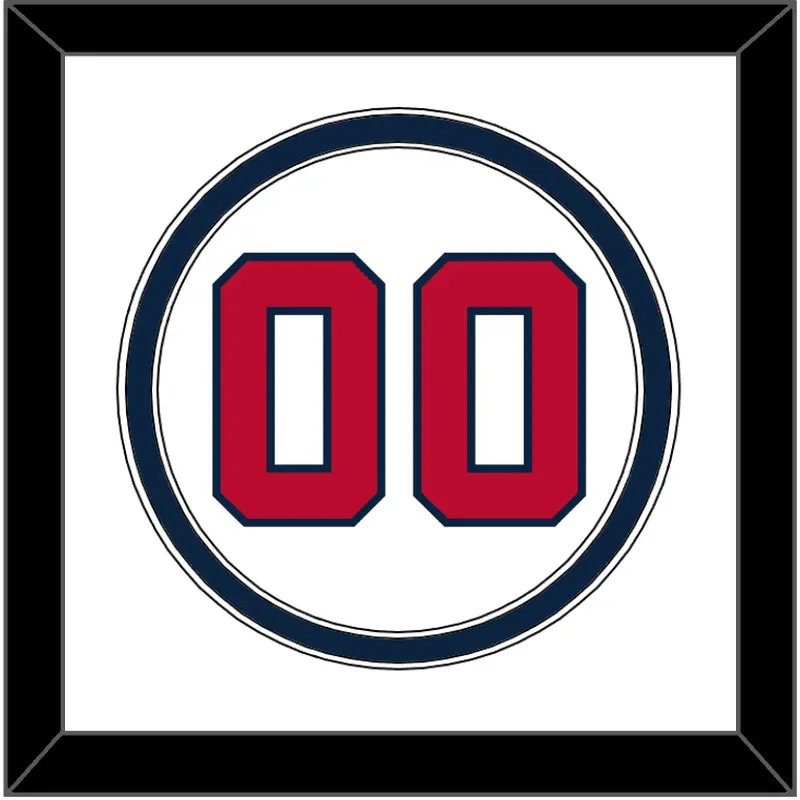 Atlanta Number - Home White - Double Mat 2