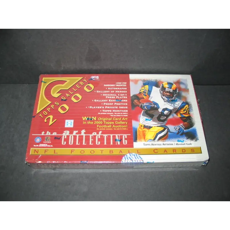 2000 Topps Gallery Football Box (Hobby)