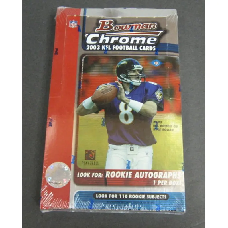 2003 Bowman Chrome Football Box (Hobby) (18/4)