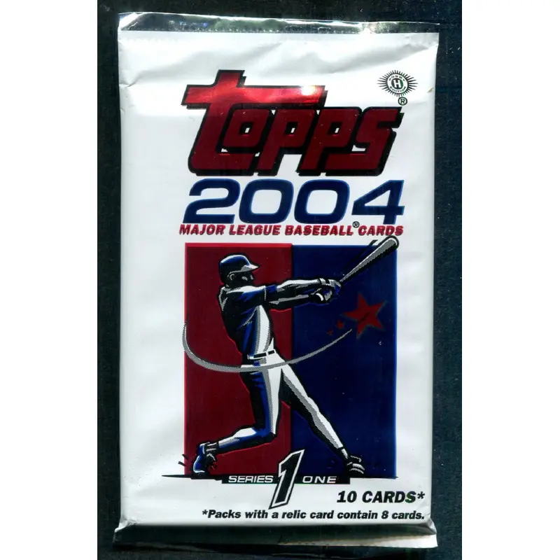 2004 Topps Baseball Unopened Series 1 Pack (Hobby) (10)