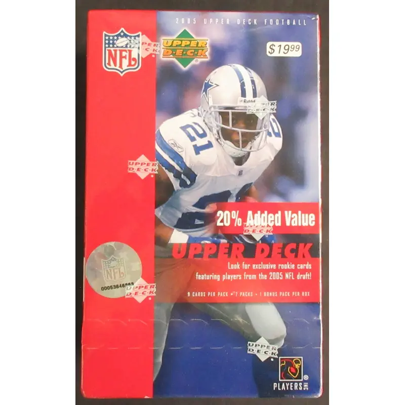 2005 Upper Deck Football Blaster Box (10/7)