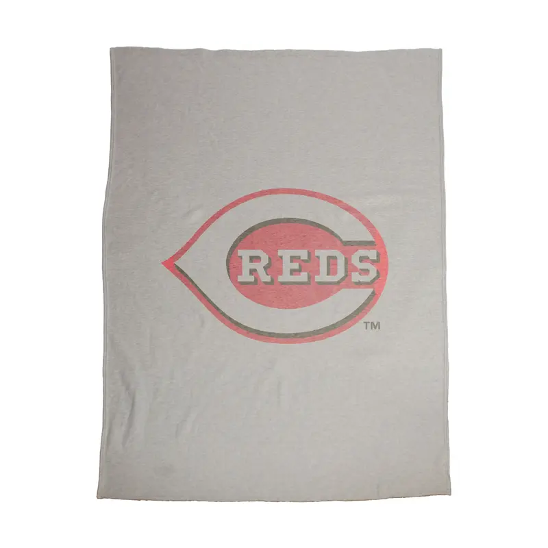 Cincinnati Reds Oversized Logo Sublimated Sweatshirt Blanket