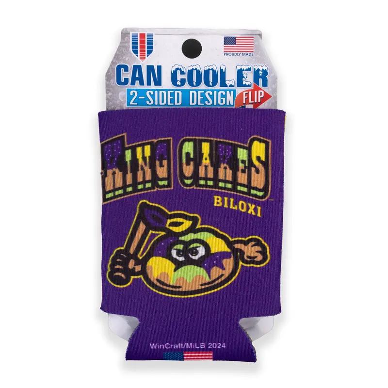 Biloxi King Cakes 12 oz Can Cooler/Koozie