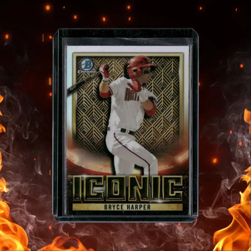 2023 Bowman Chrome Iconic Bryce Harper Refractor #BI-13
