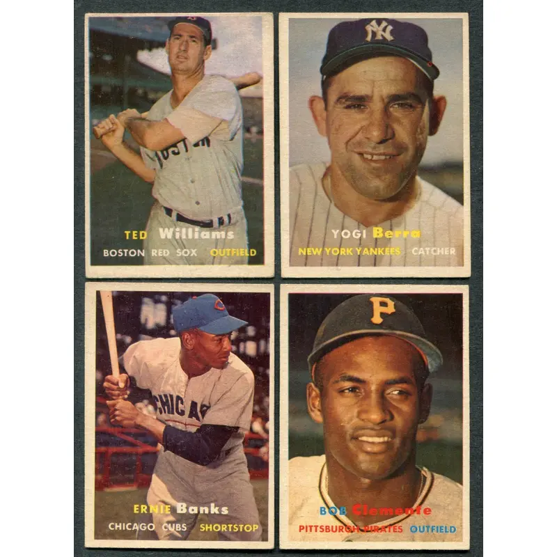 1957 Topps Baseball Complete Set EX (407) (24-580)