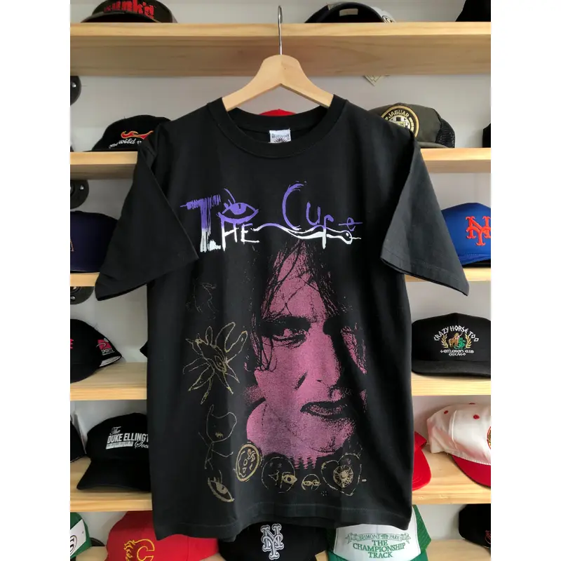 Deadstock Vintage 2004 The Cure Tour Mexican Boot Tee Size Medium