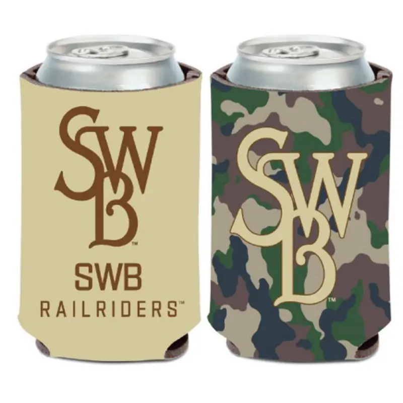 Scranton/Wilkes-Barre RailRiders RailRiders Camo Koozie