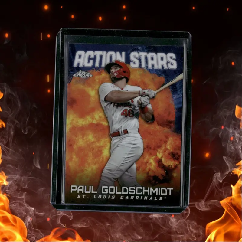 2023 Topps Chrome Update Action Stars Paul Goldschmidt #ASC-22