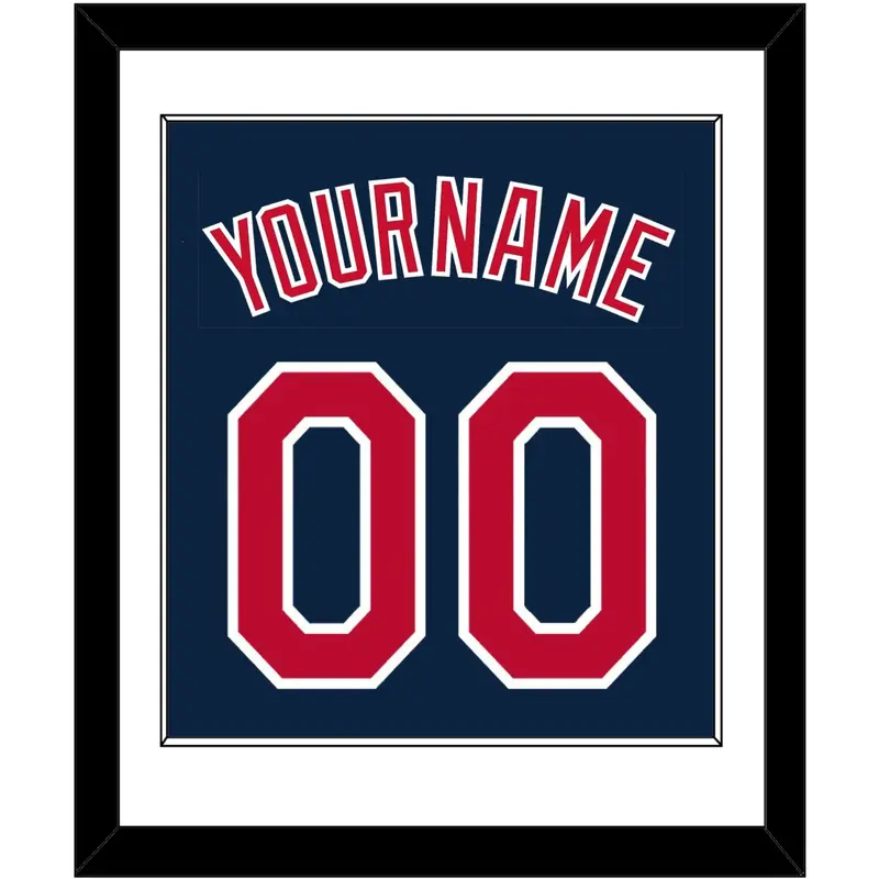 Cleveland Name & Number - Alternate Blue (2019-2021) - Single Mat 1
