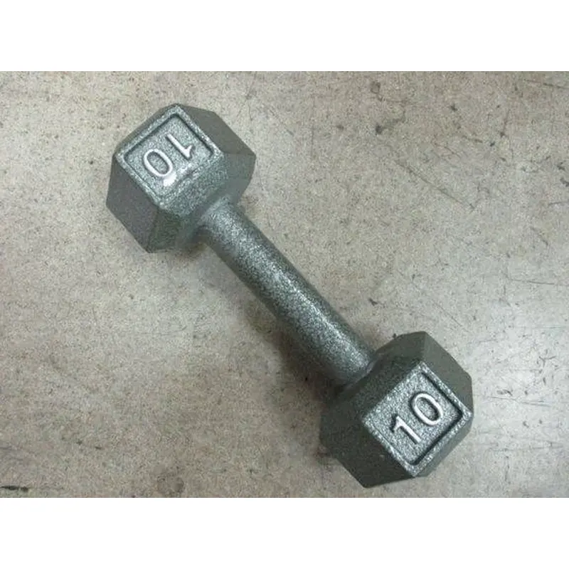 Used 10lb Cast Iron Dumbbell