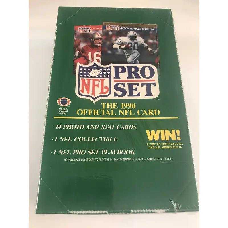 1990 Pro Set Football Series 1 Box