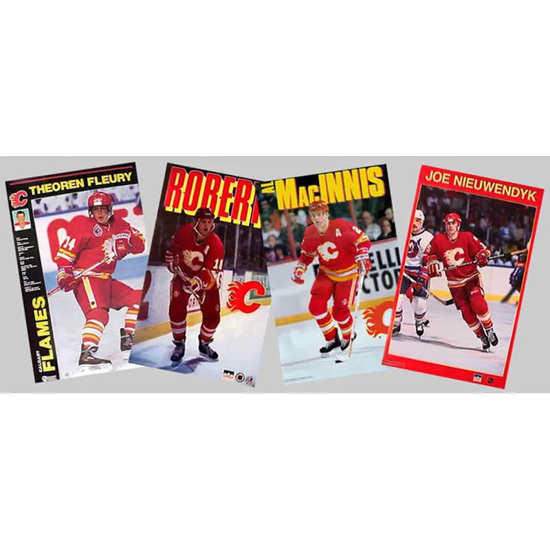 COMBO: "Calgary Flames Classics" 4-Poster Combo