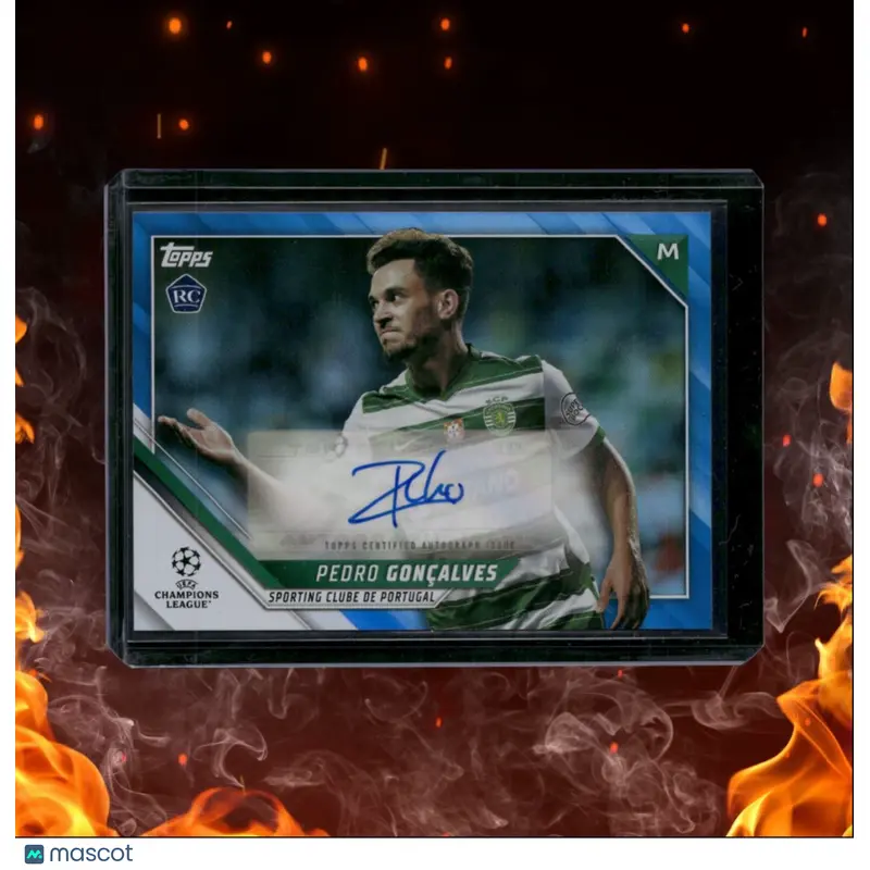 2021 Topps UCC Pedro Gonalves Blue Rookie Auto 92/99 #BA-PG