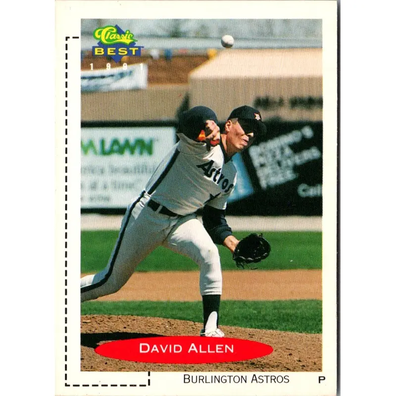 1991 Classic Best David Allen #222