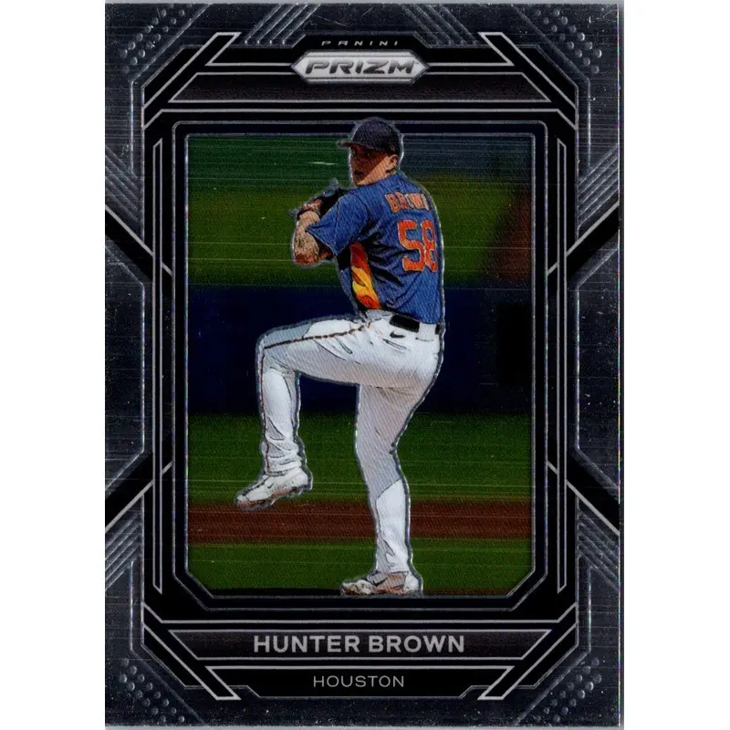 2023 Panini Prizm Blue Ice Hunter Brown #64