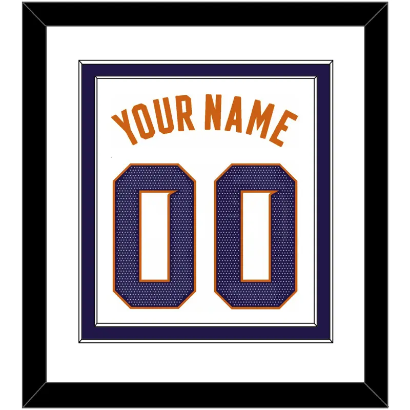Phoenix Name & Number - White Association (2017-2023) - Double Mat 1