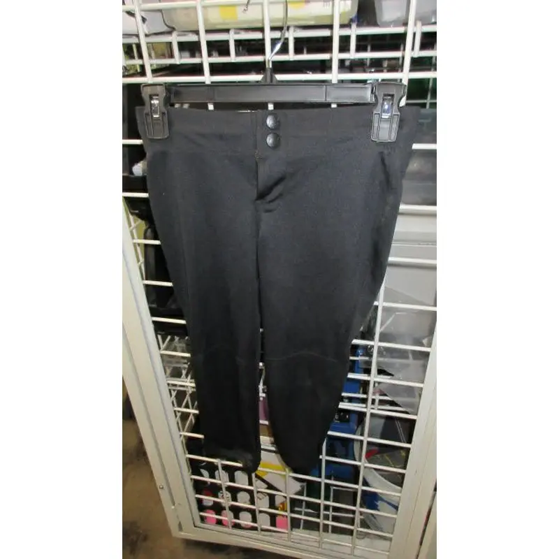 Used Champro Black Softball Pants Youth Size Medium