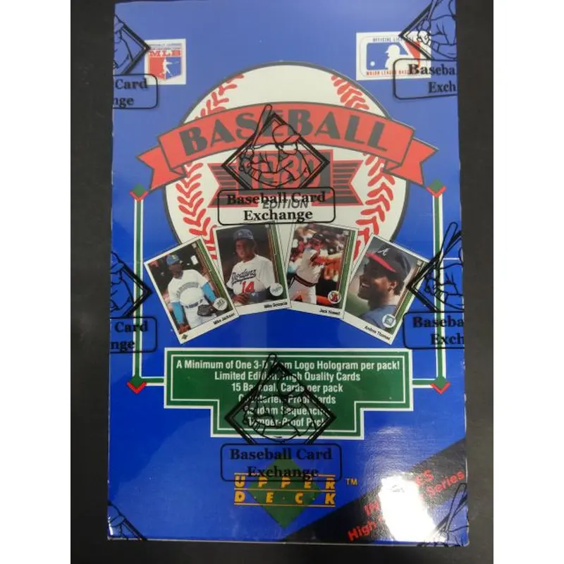 1989 Upper Deck Baseball High Series Box (FASC)