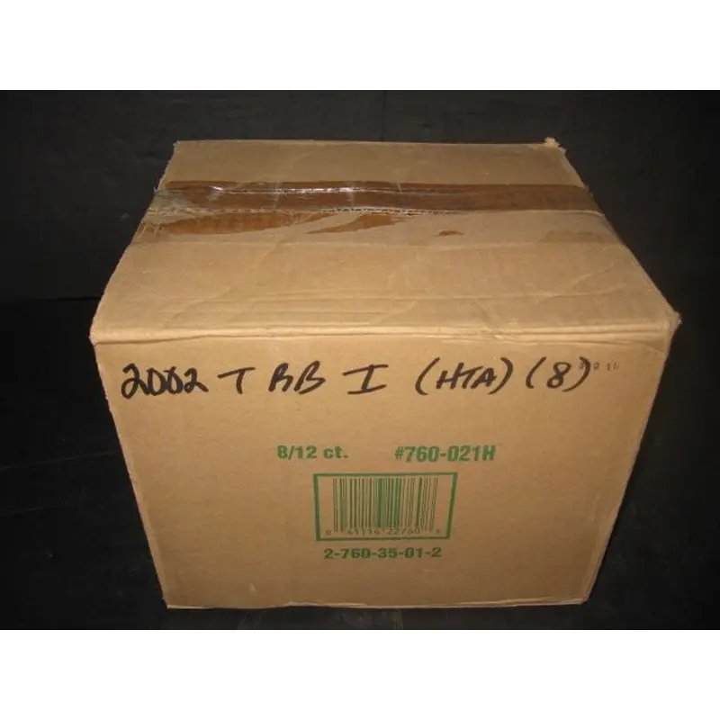 2002 Topps Baseball Series 1 Jumbo Case (HTA) (8 Box)