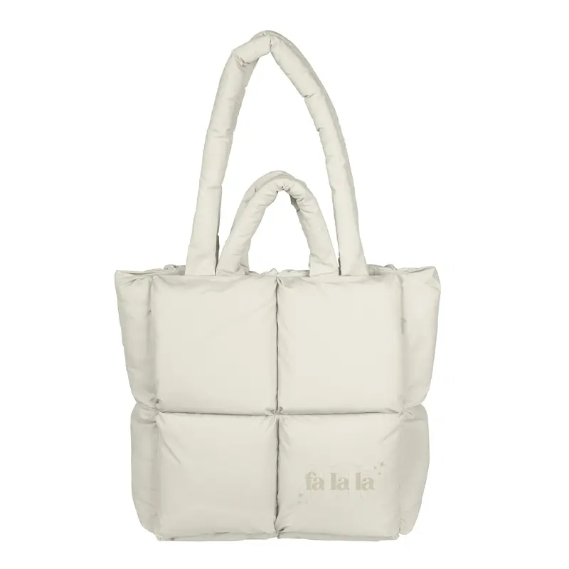 Christmas Falala Puff Tote