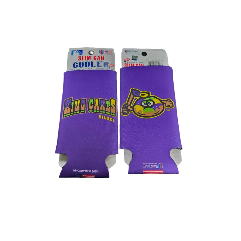 Biloxi King Cake Slim Can Cooler/Koozie