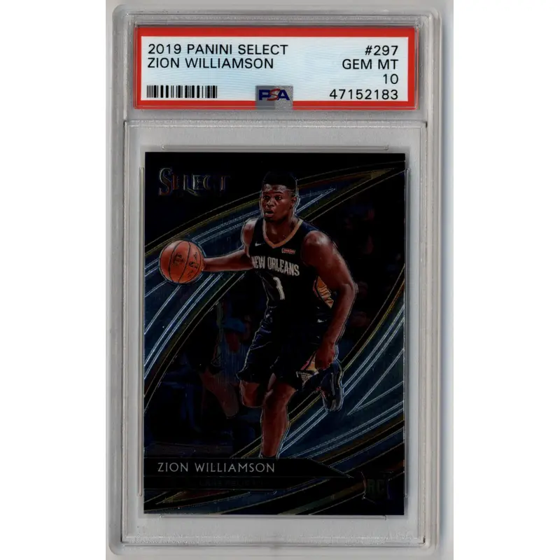 Zion Williamson 2019-20 Select Courtside Rookie #297 PSA 10 Gem Mint