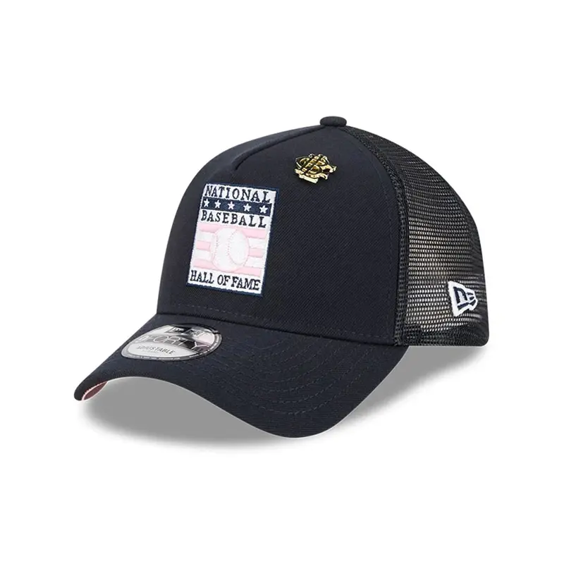 Baseball Hall Of Fame MLB Big League Chew Navy 9FORTY A-Frame Adjustable Cap