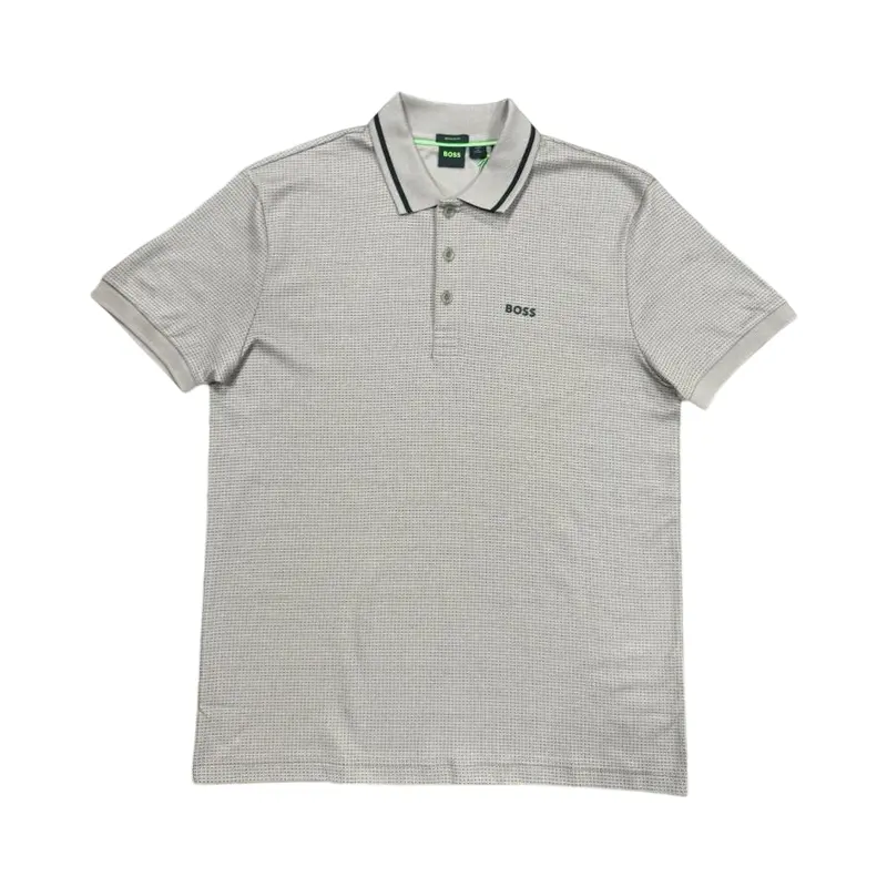 HUGO BOSS MENS POLO BEIGE PADDY TAPE JQ 50533249334