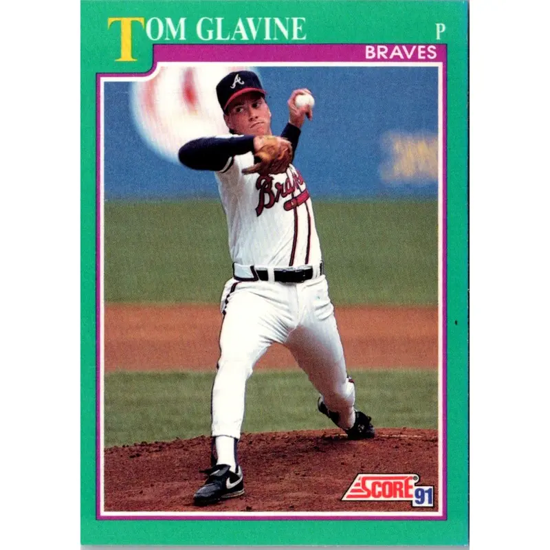 1991 Score Tom Glavine #206