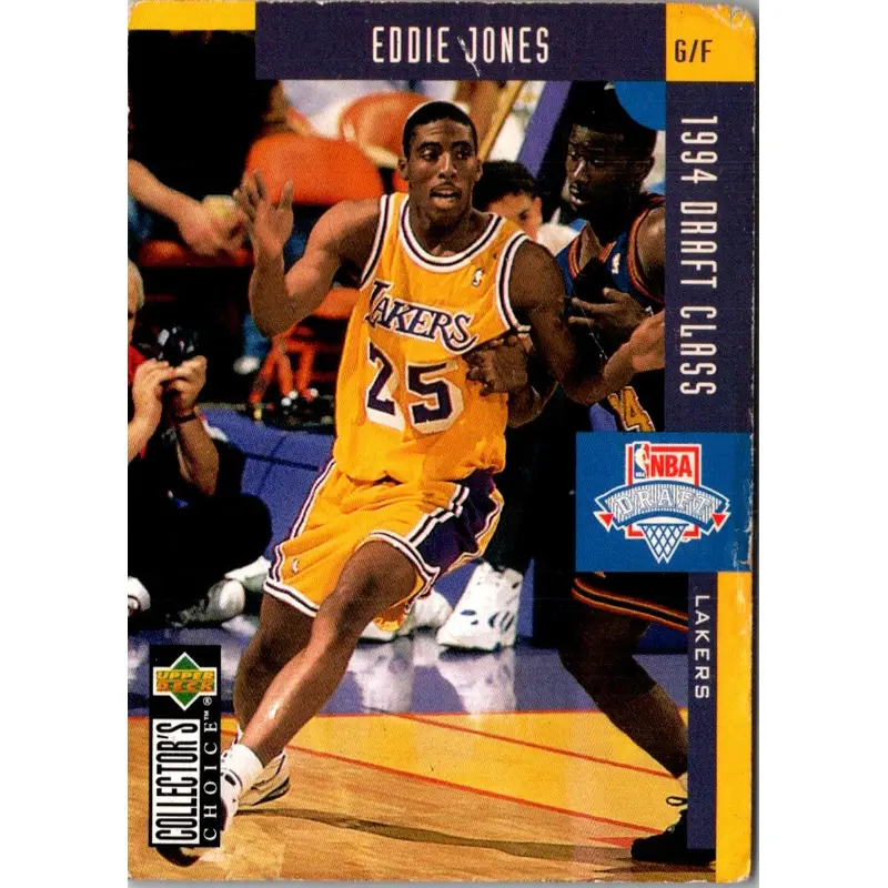 1994 Collector's Choice Spanish Gold Signatures Eddie Jones #415