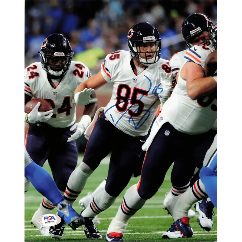 DANIEL BROWN Signed 8x10 photo PSA/DNA Chicago Bears Autographed