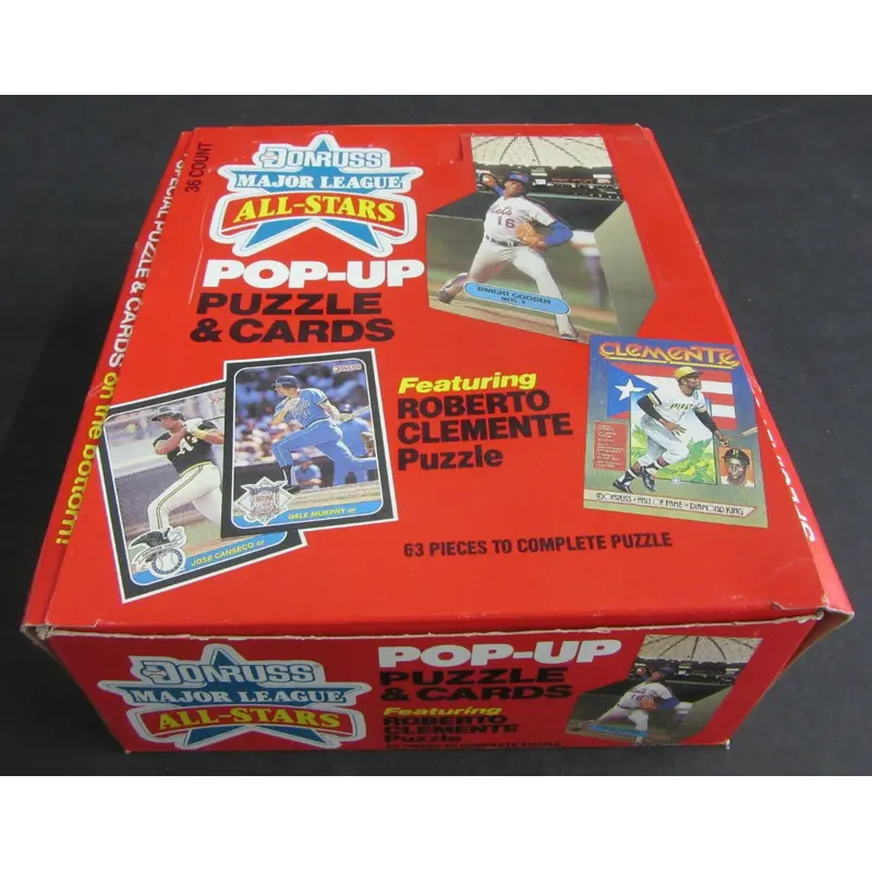 1987 Donruss Baseball Pop-Up All Stars Unopened Box