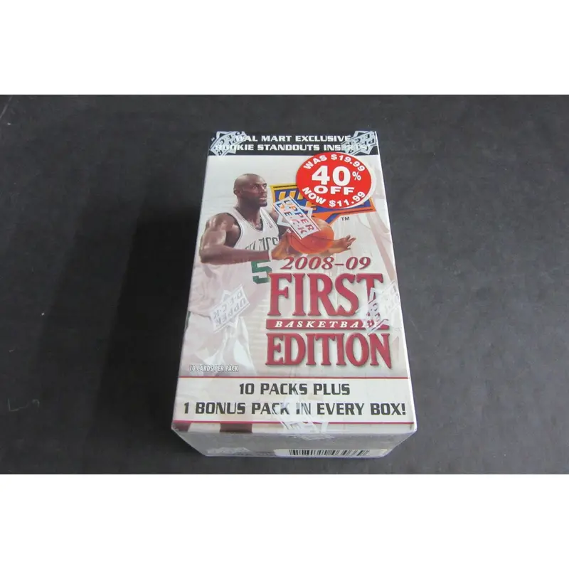 2008/09 Upper Deck First Edition Basketball Blaster Box (11/10)
