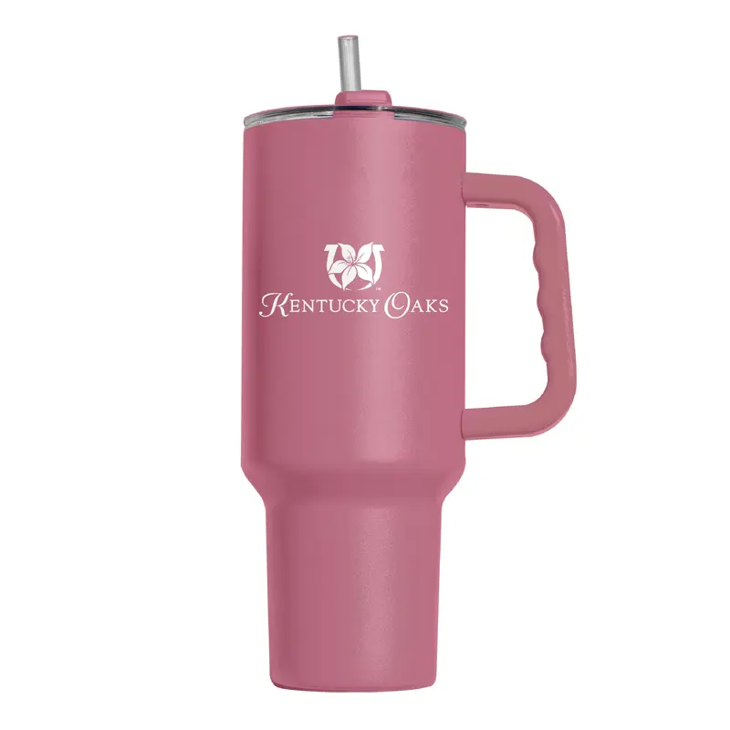 Kentucky Oaks Berry 40oz Powder Coat Tumbler