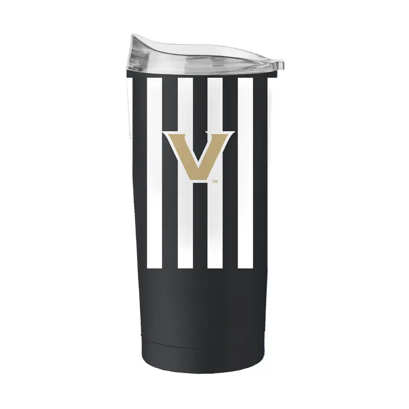 Vanderbilt 20oz Striped Powder Coat Tumbler