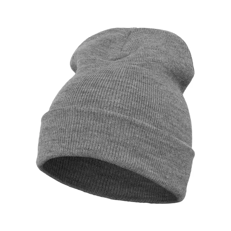 Yupoong Fold Up Beanie - Heather Grey