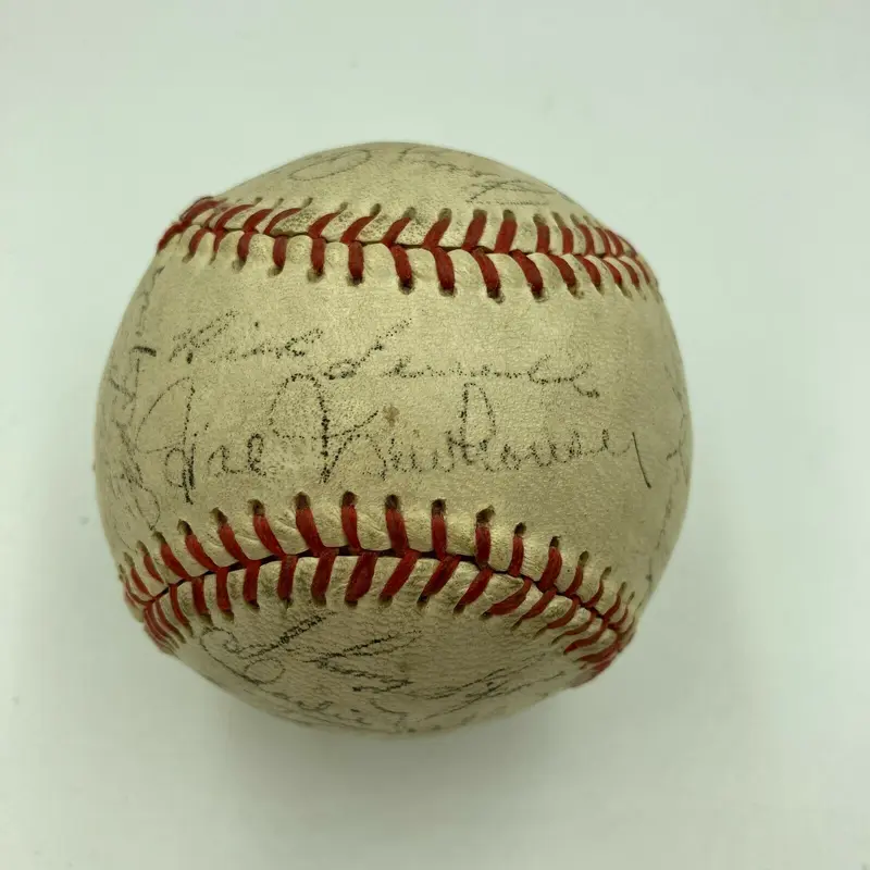 1951 Detroit Tigers Team Signed Autographed Baseball With JSA COA