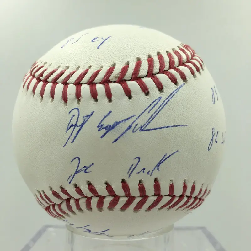 Dwight Doc Gooden Signed Heavily Inscribed MLB Baseball PSA DNA COA