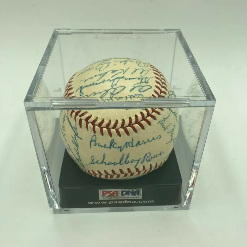 The Finest 1955 Detroit Tigers Team Signed American League Baseball PSA DNA COA