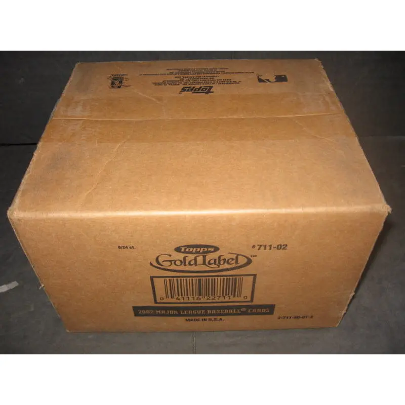 2002 Topps Gold Label Baseball Case (Retail) (8 Box)