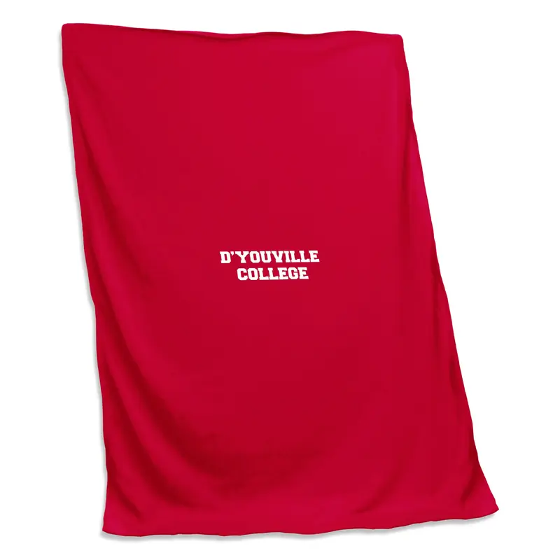 D'Youville College Screened Sweatshirt Blanket