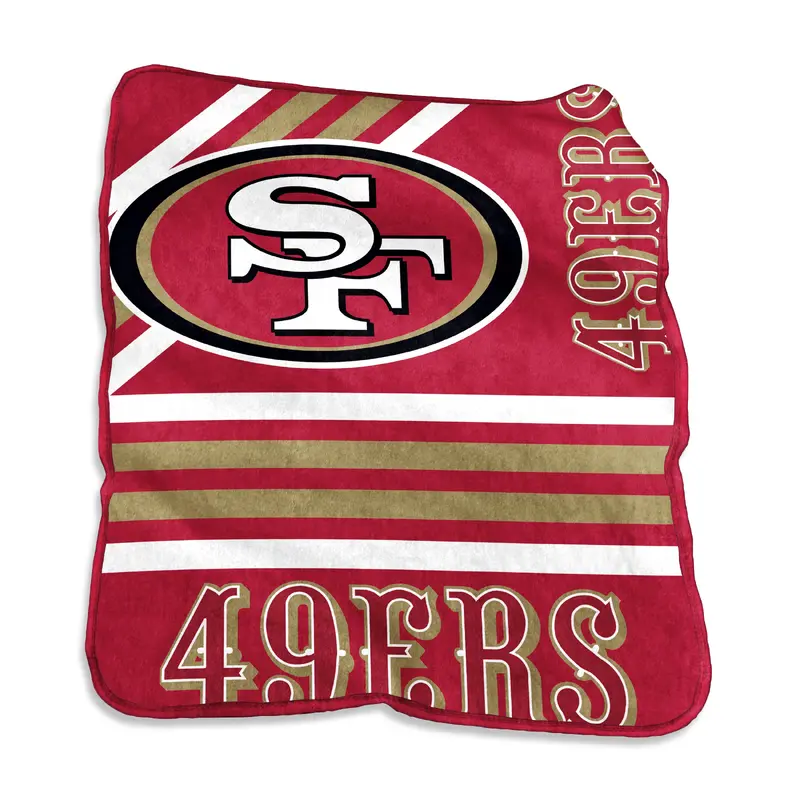 San Francisco 49ers Raschel Throw