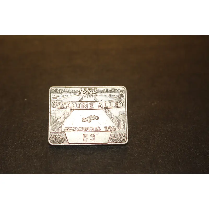 1972 Indy 500 Silver Pit Badge #53