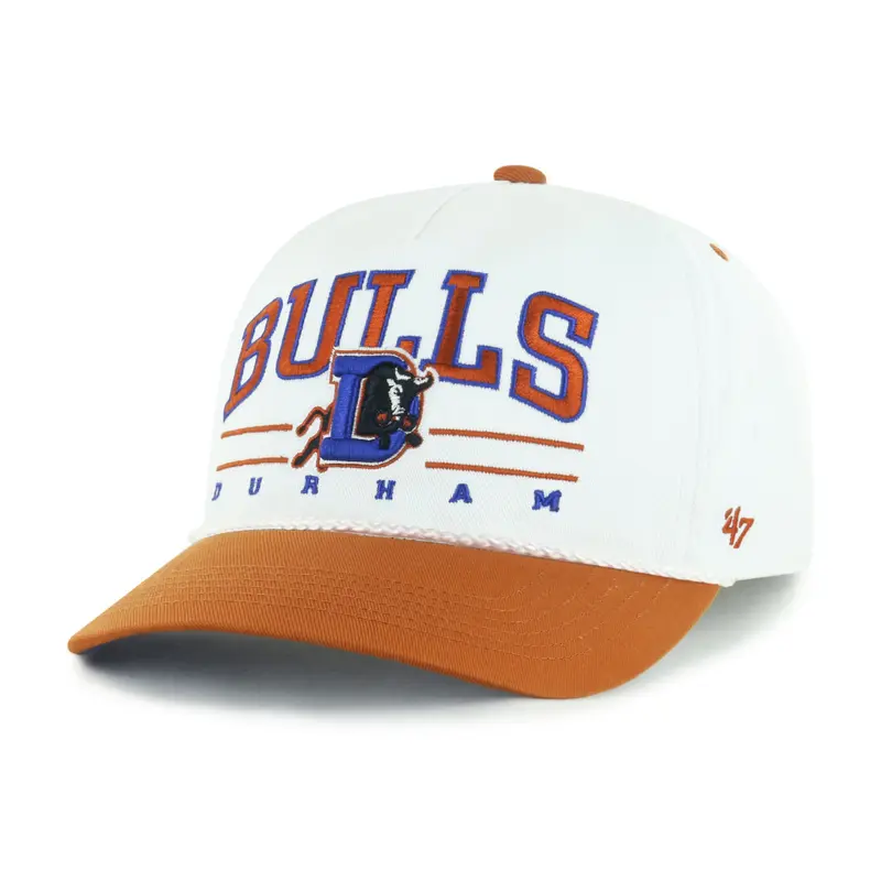 DURHAM BULLS ROSCOE ROPE TWO TONE '47 HITCH