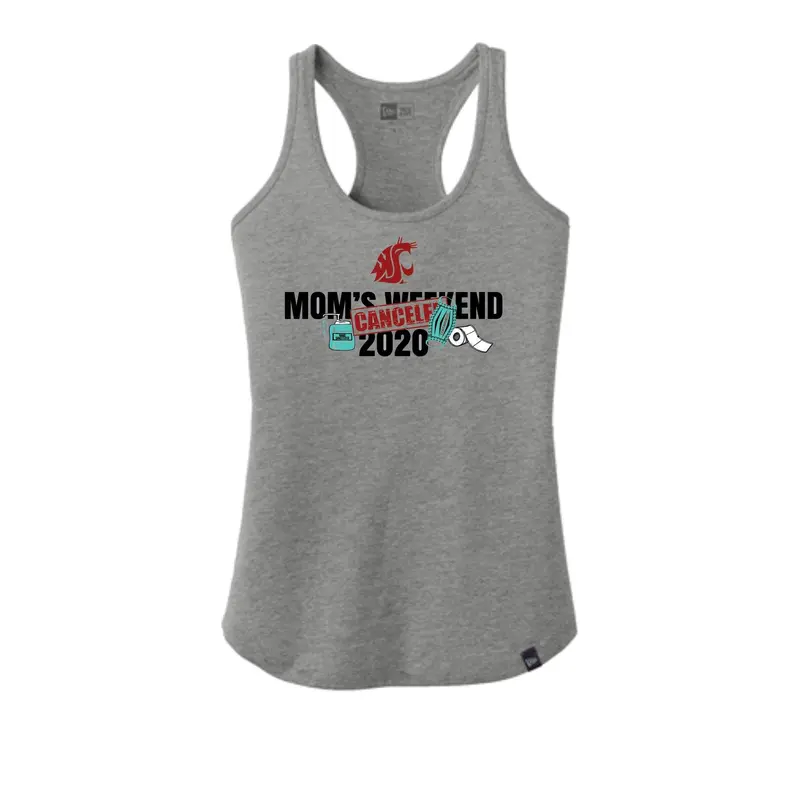 Grey "CANCELED" Mom's Weekend Tank